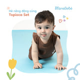 Set áo quần cộc Topioca dành cho bé trai và bé gái (0M-3Y)