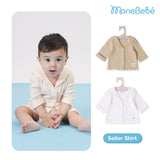 Áo Sailor Shirt tay lỡ, cổ thuỷ thủ dành cho bé (0M-3Y)