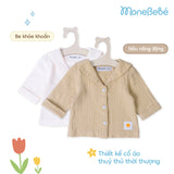 Áo Sailor Shirt tay lỡ, cổ thuỷ thủ dành cho bé (0M-3Y)