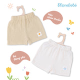 Quần đùi Percy thoáng khí và thấm hút mồ hôi cho bé (0M-4Y)