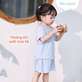 Bộ áo quần Wavy Set chất cotton lạnh mát mẻ ngày hè (6M-4Y)