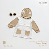 Áo khoác tai gấu giữ ấm Nokki Coat dành cho bé trai và bé gái (6M-5Y)