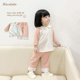 Bô dài tay Cozy Waffle chi tiết dễ thương dành cho bé trai và bé gái (6M-5Y)