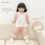 Bô dài tay Cozy Waffle chi tiết dễ thương dành cho bé trai và bé gái (6M-5Y)