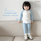 Bộ dài tay Dreamy Set Hàn Quốc dành cho bé trai và bé gái (6M-5Y)