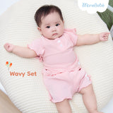 Bộ áo quần Wavy Set chất cotton lạnh mát mẻ ngày hè (6M-4Y)