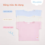 Bộ áo cotton lạnh & quần thoáng khí Puff Jumpy dành cho bé (6M-4Y)