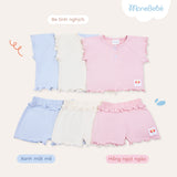 Bộ áo quần Wavy Set chất cotton lạnh mát mẻ ngày hè (6M-4Y)