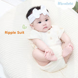 Bodysuit Ripple Suit chất cotton lạnh mát mẻ thấm hút cho bé (0M-12M)