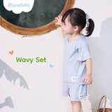 Bộ áo quần Wavy Set chất cotton lạnh mát mẻ ngày hè (6M-4Y)