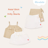 Bộ áo hai dây & váy quần Petal Skorts dành cho bé (6M-4Y)