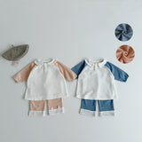 Bô dài tay Cozy Waffle chi tiết dễ thương dành cho bé trai và bé gái (6M-5Y)
