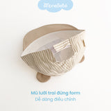 Mũ lưỡi trai (40-47cm) cho bé Teddy Bear Cap mũ vành che nắng cho bé có nấc điều chỉnh size vòng đầu Monebebé
