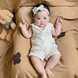 Set áo quần ba lỗ Sesame Set cổ thuỷ thủ dành cho bé trai và bé gái (0M-4Y)